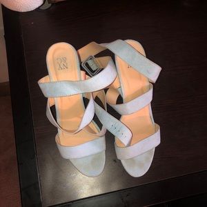 Light Blue Strap Heels